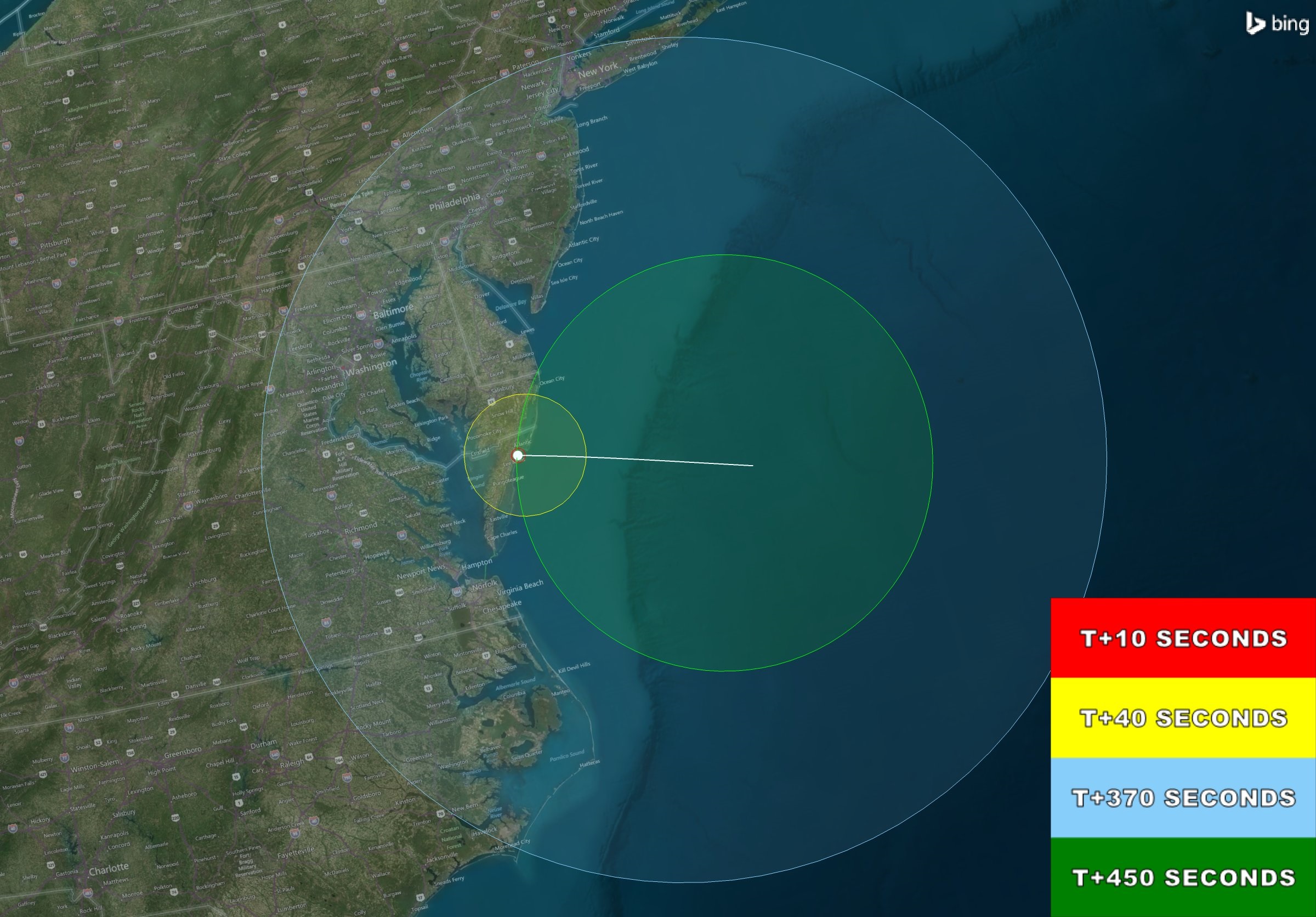 Past Wallops Island Va Rocket Launches